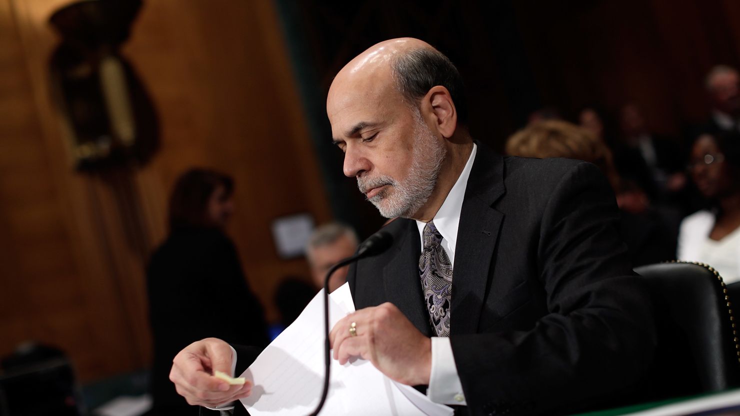 Federal Reserve Chairman Ben Bernanke is likely to step down when his term ends in January 2014.