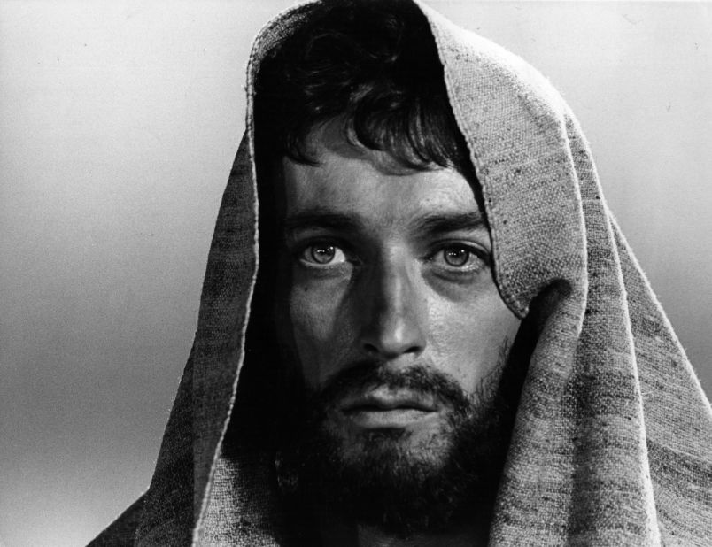 British actor Robert Powell, shown here in Franco Zeffirelli's 1977 TV mini-series, "Jesus of Nazareth," is one of many actors who've tried to convey the complex emotions of Jesus.