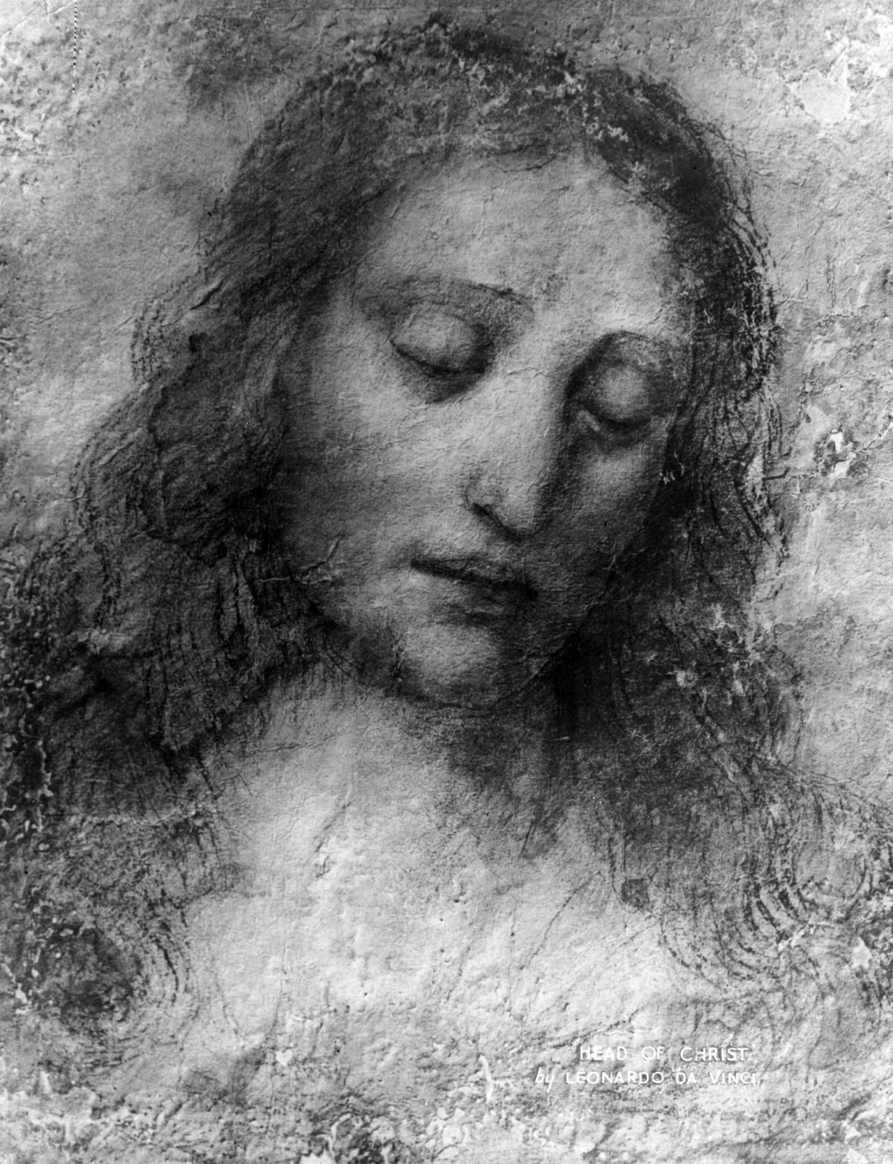 Jesus was also called the "Man of Sorrows," an emotion captured here by Leonardo da Vinci.