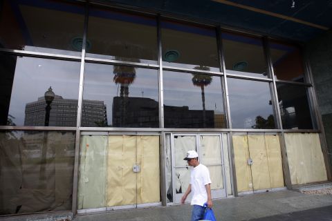 <a href="http://www.cnn.com/2012/08/02/us/california-city-bankruptcy" target="_blank">San Bernadino, California</a>, filed for bankruptcy on August 1, 2012, after the housing market and economic downturn left it with a $45 million shortfall.