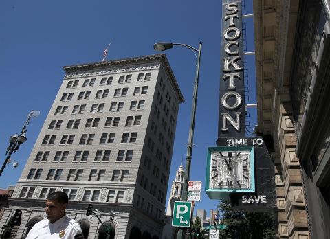<a href="http://edition.cnn.com/2012/06/27/business/california-stockton-bankruptcy">Stockton, California</a>, filed for bankruptcy on June 28, 2012, due to a $26 million budget deficit and an inability to reach an agreement with its creditors. 