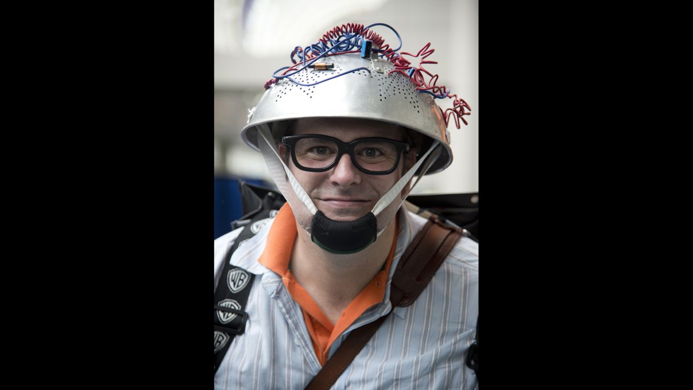 DanWill McCann chose to come to the convention dressed as a character from "Ghostbusters" on July 19. 