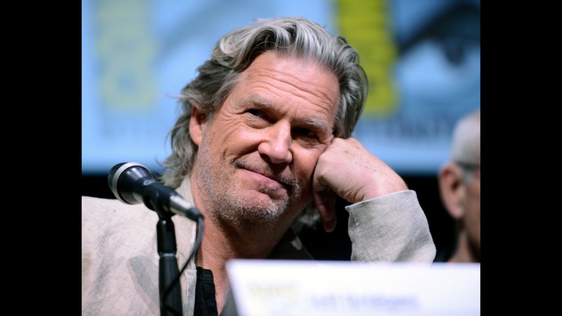The secret to Jeff Bridges' sex appeal? Keeping it real. <a href="http://www.dailymail.co.uk/home/moslive/article-1250537/Jeff-Bridges-The-secrets-success.html#ixzz2hLwO3jEb" target="_blank" target="_blank">As he said in 2010</a>, "Being a sex symbol is all about honesty. That's not how I see myself at all, but I think the attractive men are the ones who show you who they are." Bridges is 68.