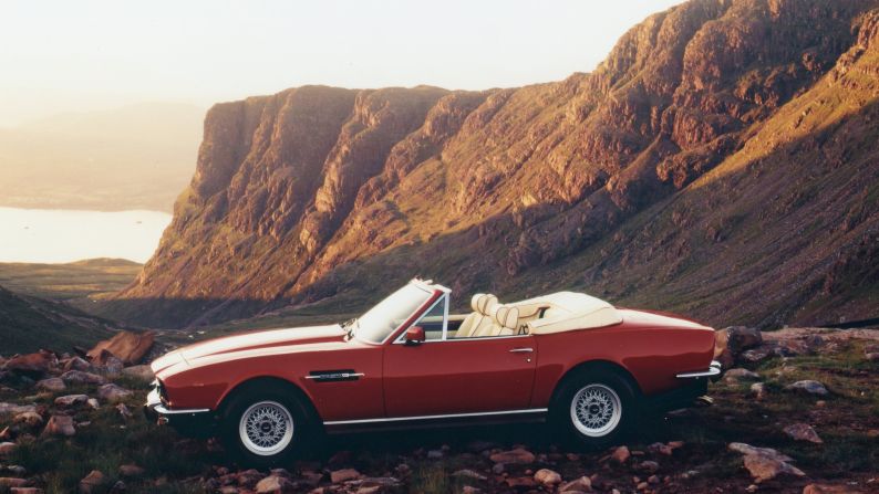 Timothy Dalton's James Bond drove the V8 Vantage Volante in 1987's "The Living Daylights." The GT was produced from 1978 to 1989.