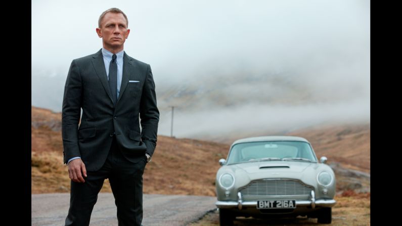 Daniel Craig's 007 took the DB5 for a spin in 2006's "Casino Royale" and 2012's "Skyfall."