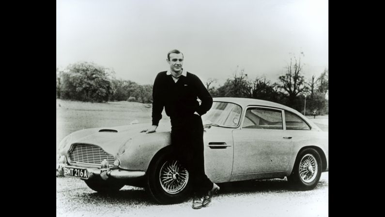 The most iconic Aston Martin model -- and the one most frequently seen on screen -- is the DB5, produced from 1963 to 1965. Sean Connery first revved its engine in "Goldfinger" in 1964.