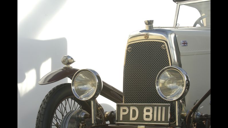 This Bamford & Martin Side Valve Team Car was built in 1924. A similar model, the 1.5-liter Side Valve Short Chassis Tourer, was James Bond's first car in Ian Fleming's "Silverfin" from the Young Bond novel series.