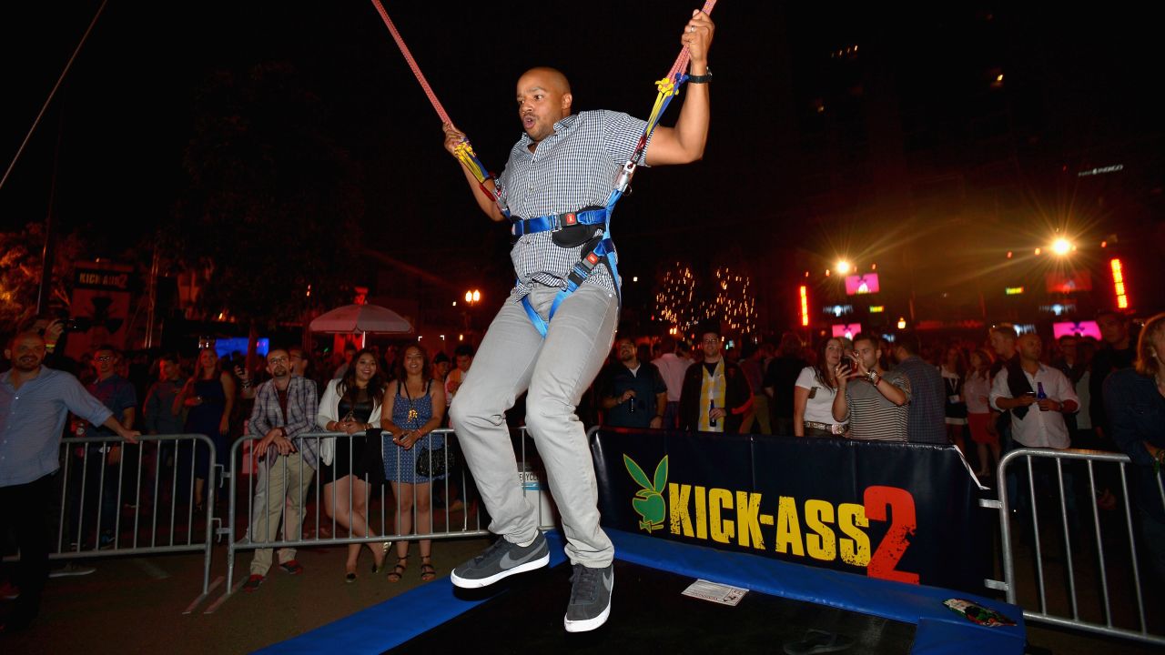 Donald Faison attends the Playboy and Universal Pictures' "Kick-Ass 2" event on Friday, July 19.