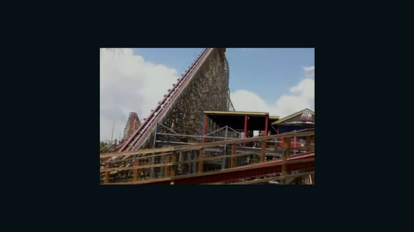 Six Flags Over Texas roller coaster