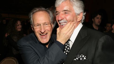 Producer and director Michael Mann, left, and Farina attend HBO's "Luck" Los Angeles premiere after-party on January 25, 2012, in Hollywood, California.