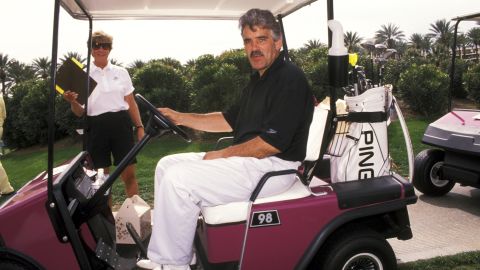 Farina attends the 4th annual Sinatra Golf Invitational in Palm Springs, California, in February 1992.
