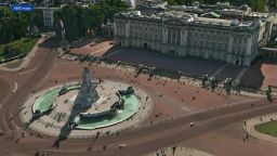 3D rendering of Buckingham Palace in London