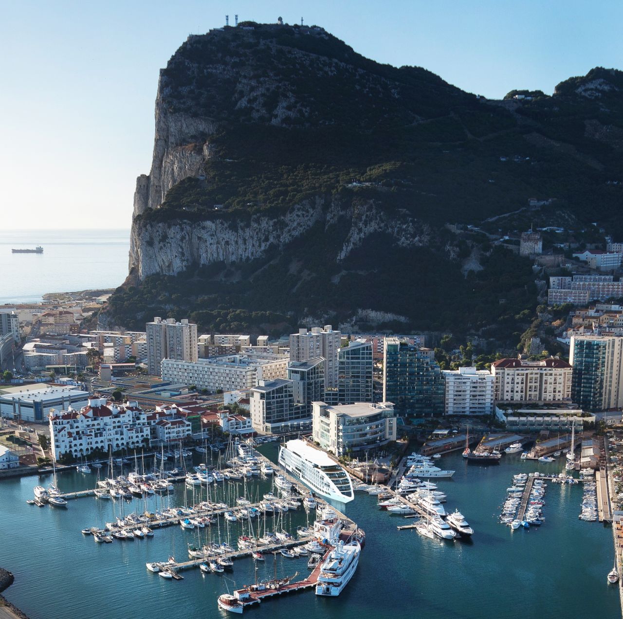 The five-star floating hotel, located at Gibraltar's Ocean Village Marina, will open it's doors to the public by the end of the year.