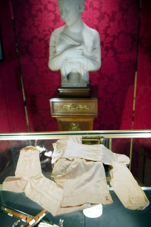 Napoleon's silken briefs on show at the Château de Fontainebleau, which the French autocrat wanted to top the Palace of Versailles.