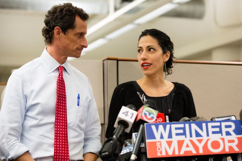Abedin added at one point that her husband had made "horrible mistakes, both before he resigned from Congress, and after."