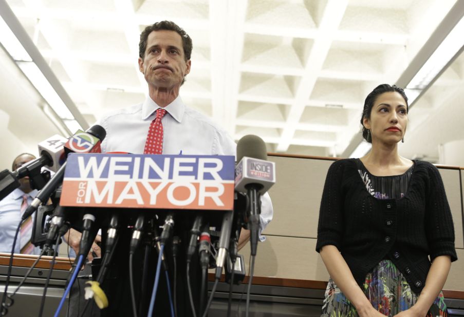 "I made the decision that it was worth staying in this marriage," Abedin said. "That was a decision I made for me, for our son and for our family."