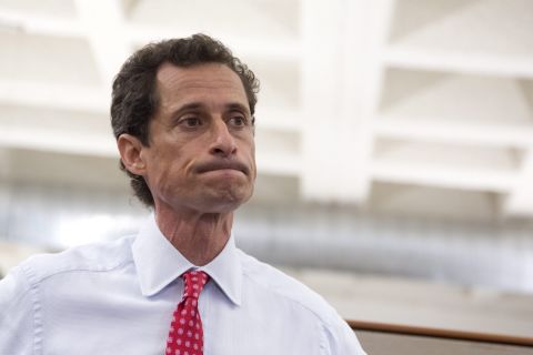 "This behavior is behind me. I've apologized to Huma and am grateful that she has worked through these issues with me and for her forgiveness," Weiner said. 