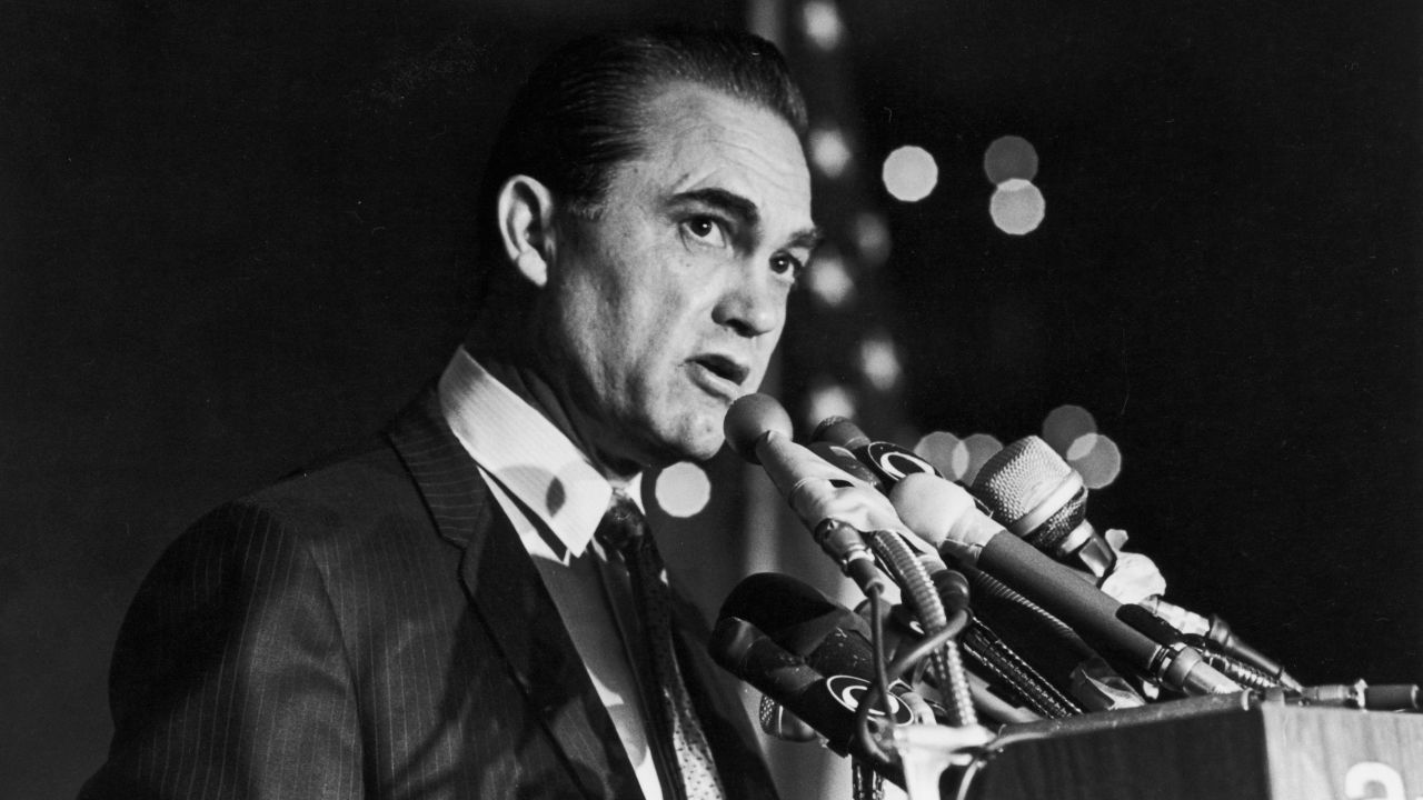 Gov. George Wallace: Four-time governor of Alabama, best (or worst) known for fighting integration in the 1960s.