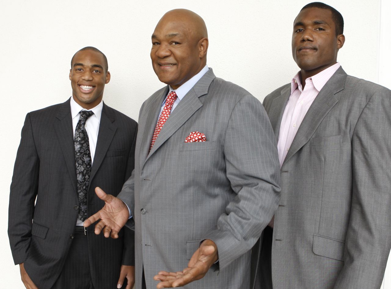 George Foreman: The two-time heavyweight champion has a home grill named after him, not to mention all five of his sons are, too.