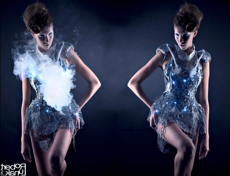 Don't like strangers approaching you? Then the Smoke Dress is a must-have. Designed by <a href="http://www.anoukwipprecht.nl/" target="_blank" target="_blank">Anouk Wipprecht</a>, the dress can suddenly visually obliterate itself through the emission of a cloud of smoke. Ambient clouds of smoke are created when the dress detects a visitor approaching, thus camouflaging itself within it's own materiality. Perfect if you are a fashionable socialite AND a misanthrope. 
