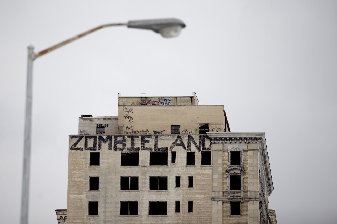 Derelict buildings, deserted neighborhoods and empty factories litter the suburbs of Detroit, once considered the economic boomtown on the U.S. in the 1950s.