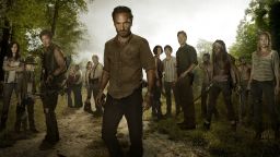 The cast of "The Walking Dead" season 3.