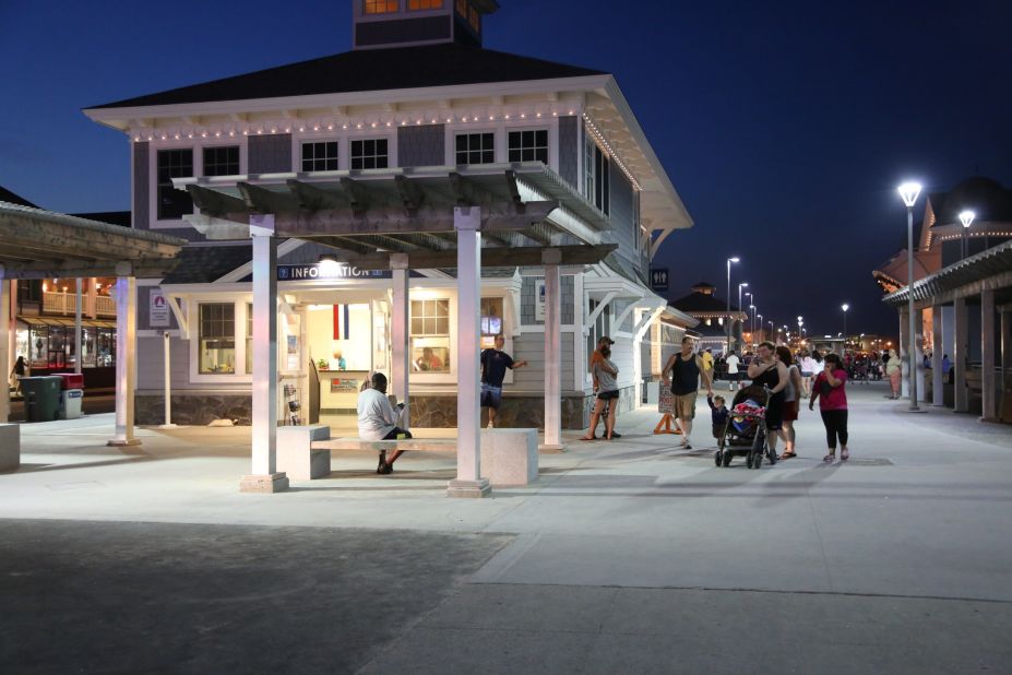 Hampton Beach Boardwalk, in New Hampshire, is a low-key, relaxing spot that will make you wish you could stay a while longer. 