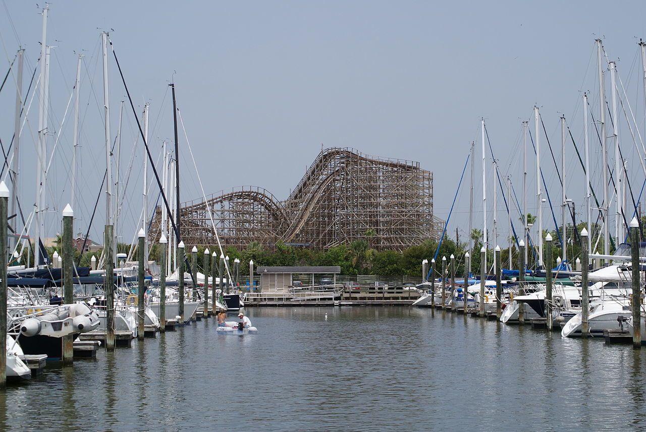 Kemah Boardwalk is just 20 miles from downtown Houston, on Texas's Gulf Coast. 