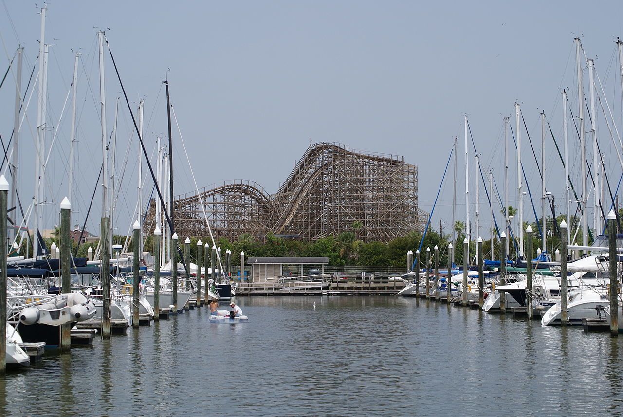Kemah Boardwalk is just 20 miles from downtown Houston, on Texas's Gulf Coast.