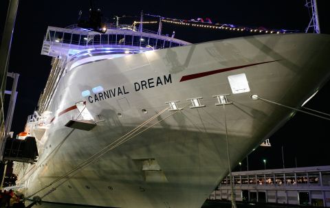 <a href="http://www.cnn.com/2013/03/14/world/americas/cruise-ship-trouble/index.html">The Carnival Dream</a>, shown here at its North American debut in November 2009, lost power in March 2013, and some of its toilets stopped working temporarily. For a time, no one was allowed to get off the vessel, docked at Philipsburg, St. Maarten, in the eastern Caribbean.
