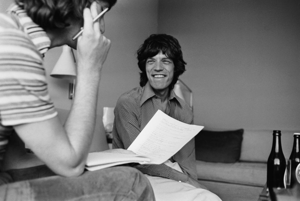 Daily Express entertainment writer David Wigg interviews Jagger in 1973.