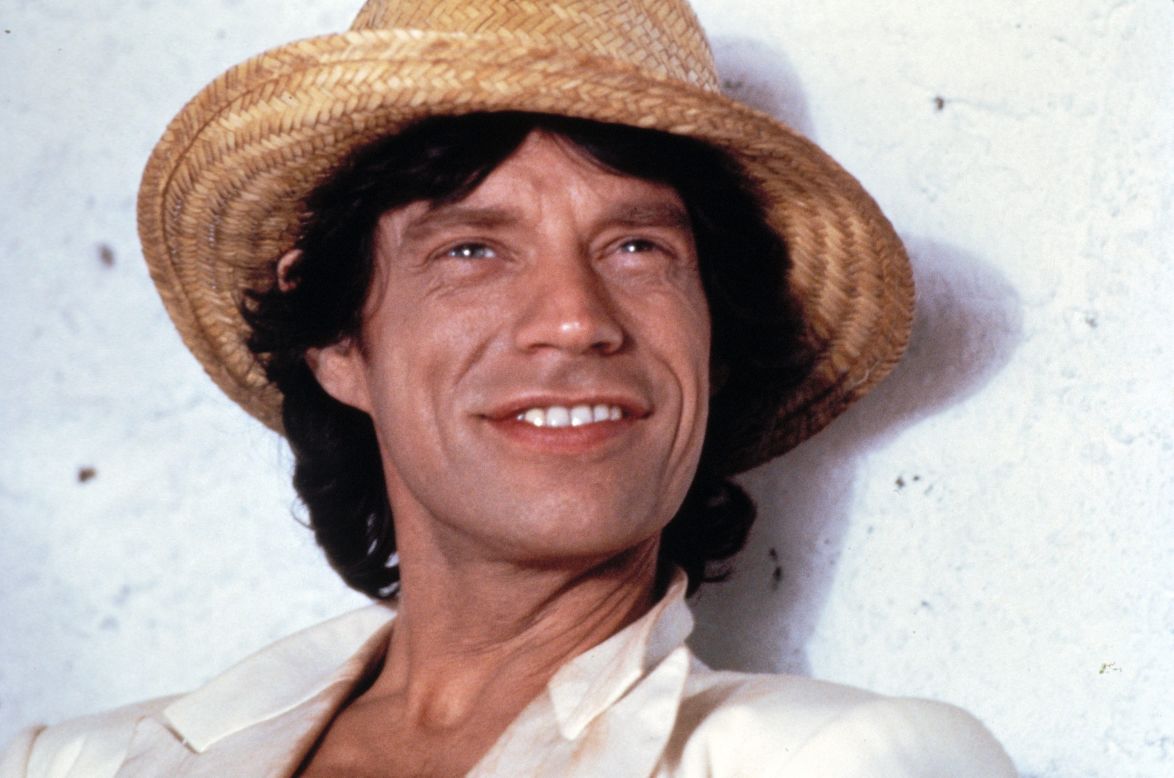 Jagger poses for a portrait in France in 1991.