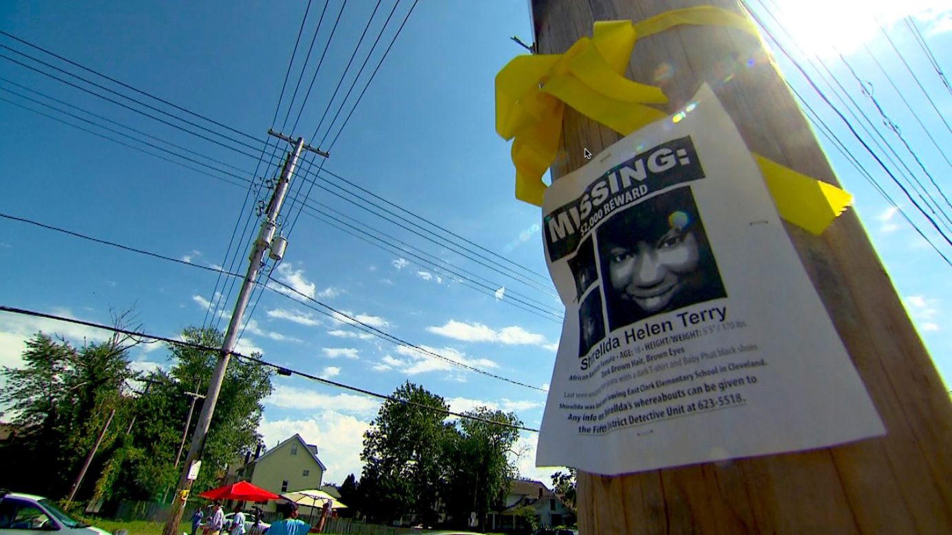 Posters for missing women and girls can been seen all over metropolitan Cleveland's impoverished neighborhoods. The Cleveland police website lists 54 women as missing within its city limits, but a community leader said he thinks that number is actually in the hundreds.