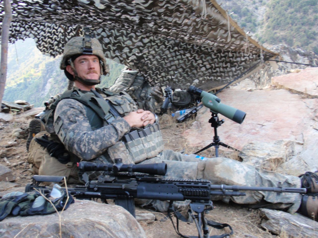 Carter had joined the Marines out of high school, but he'd been busted down to a lower rank for fighting. He'd then quit and spent five years as a civilian working aimlessly at a series of odd jobs. He hated that, felt like one in a herd of cattle. He wanted to fight for his fellow soldiers, not earn a paycheck without a sense of honor or direction. He reenlisted in the military in January 2008, opting this time for the Army.