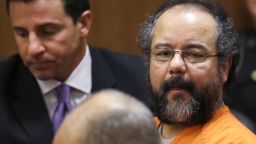 Ariel Castro looks at the prosecutors' table in court July 26. He imprisoned three women, subjecting them to a decade of rapes and beatings.