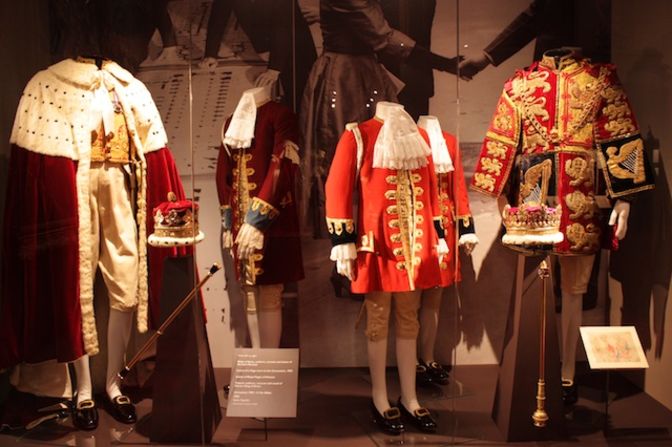 Robes worn by male members of the royal family.
