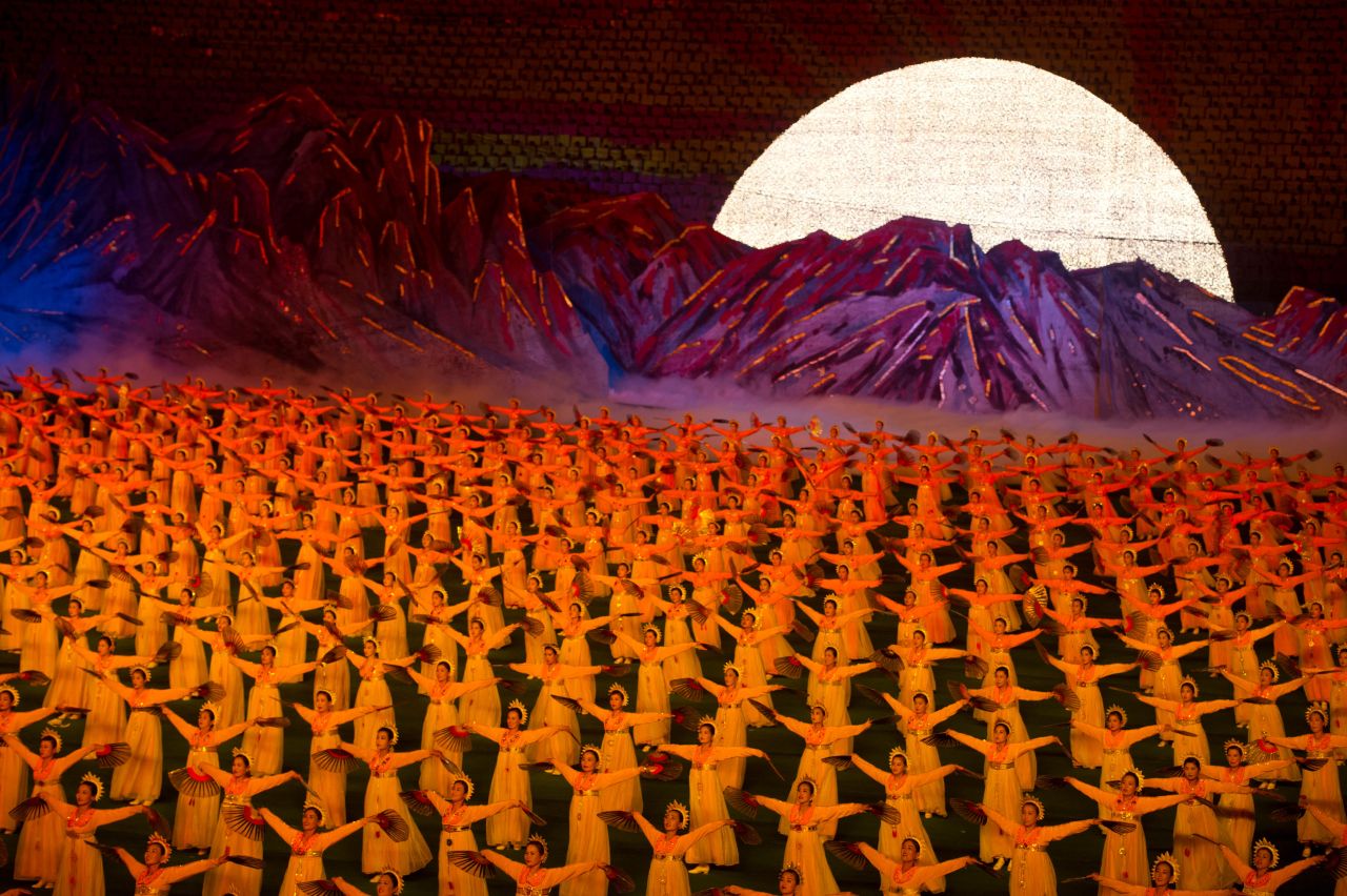 Ninety-minute performances, like this one on Friday, July 26, will be repeated throughout the festival, which runs until September 9.