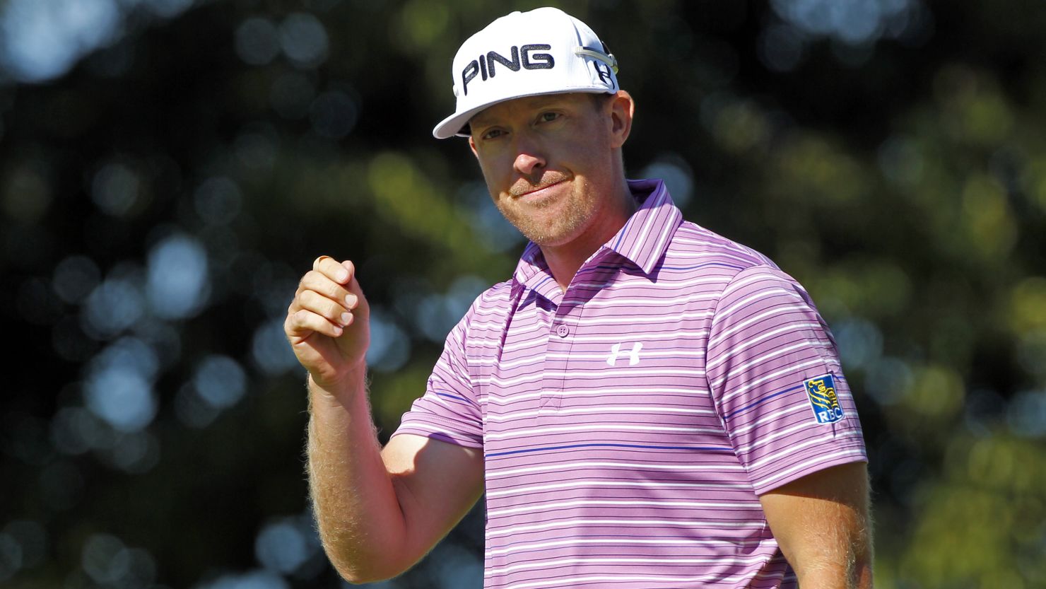 Hunter Mahan has returned to Dallas after his wife Kandi went into labor. 