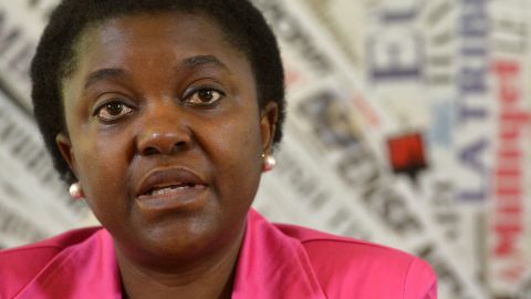 Integration Minister Cecile Kyenge -- pictured in June -- is Italy's first black government minister.
