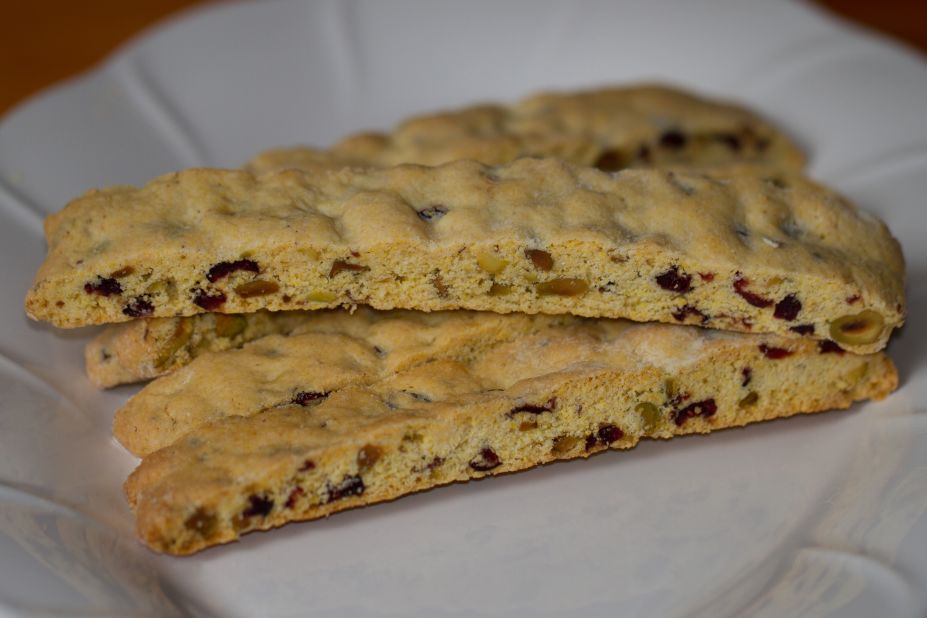 Vu says cranberry-pistachio is a customer favorite that she offers year-round. 