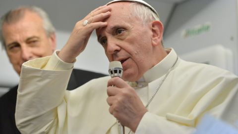 Francis said he had nothing to say about abortion while in Brazil because church teachings against it were clear and his trip was the time for "positive" news.<br />