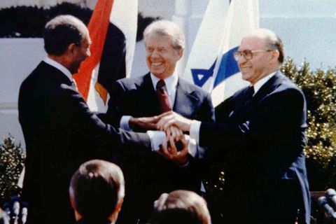 Every president in the past 50 years has tried to broker peace in the Middle East, including when President Jimmy Carter ushered the historic Israeli-Egyptian peace treaty between Egyptian President Anwar Sadat and Israeli Prime Minister Menachem Begin on March 26, 1979. Here's a look at other recent attempts for peace: