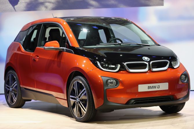 On the other end of the scale, the BMW i3 is a fully electric car designed for driving in the city. It boasts an almost silent ride and futuristic design.