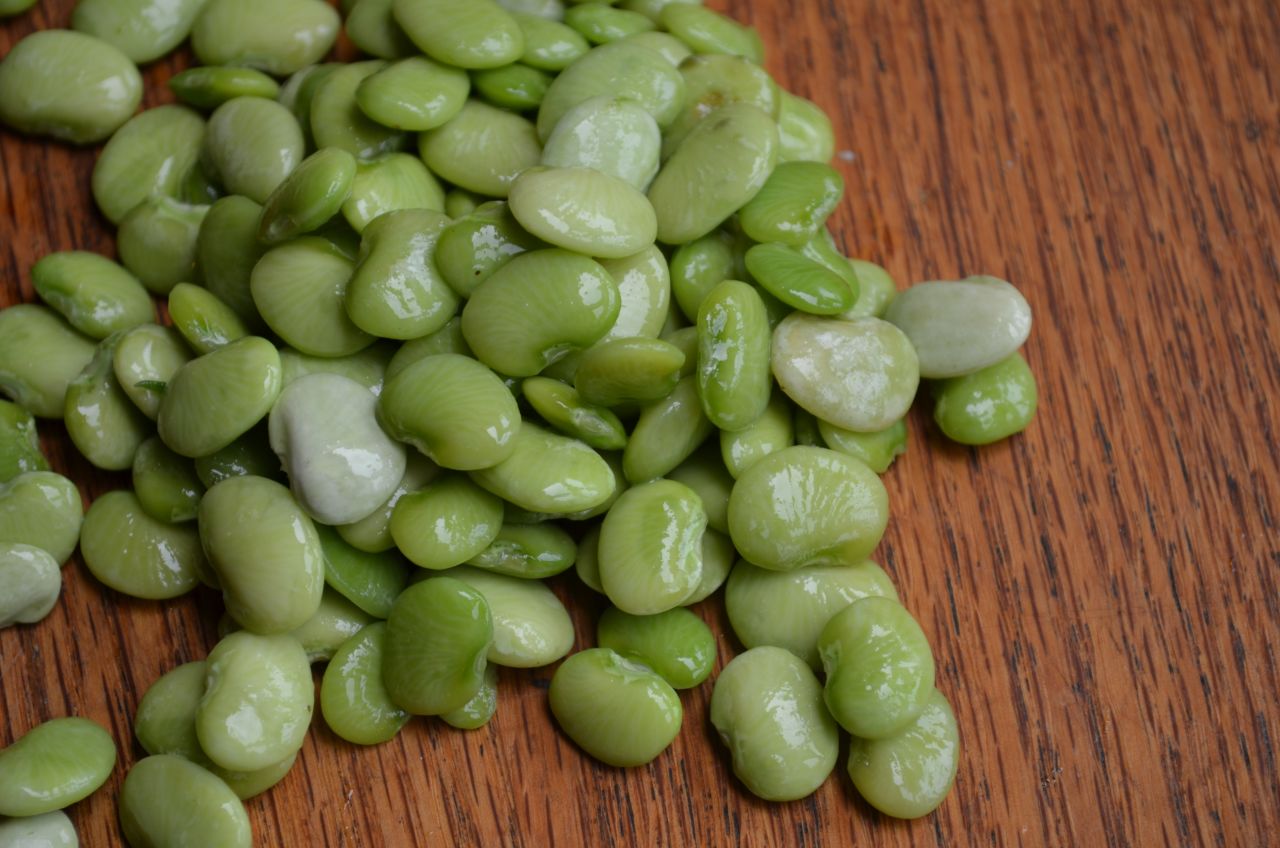 Field peas and butter beans (pictured here) ripen at about the same time.