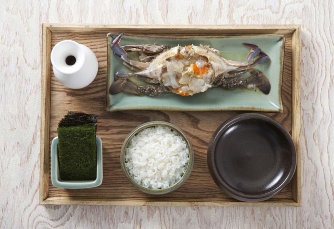 Congdu's soy sauce crab is made with Korean blue crab.