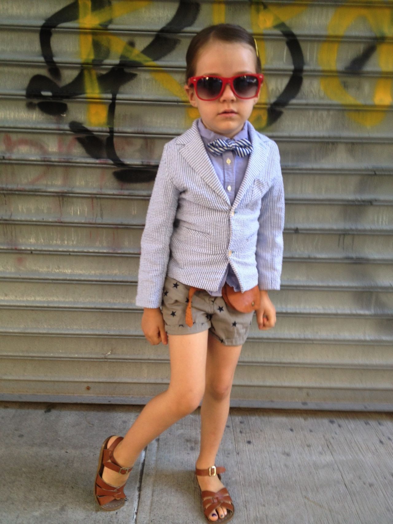 Planet Awesome Kid staff member Diane Vasil took this photo of her very stylish daughter.