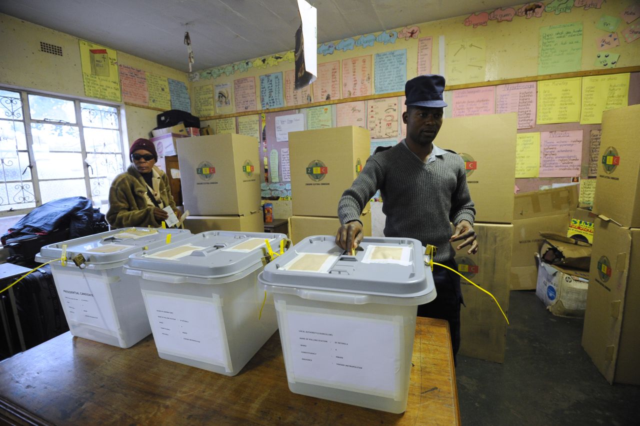 Some 6.4 million voters in Zimbabwe -- about half of the country's population --are eligible to cast their ballots Wednesday, according to the electoral commission.