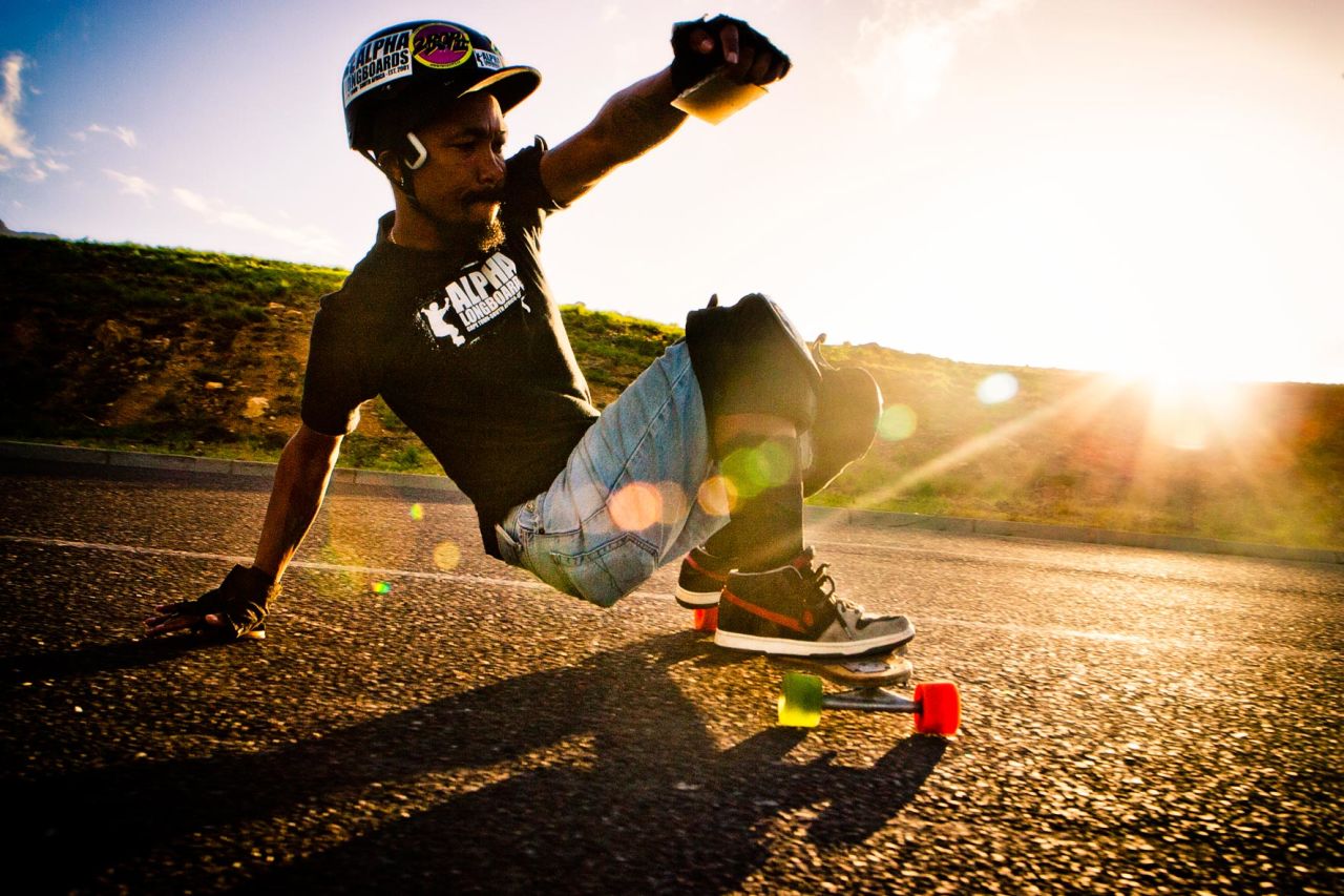 Lingeveldt is an award-winning photographer and the owner of Alpha Longboards, a Cape Town-based brand that produces customized decks.