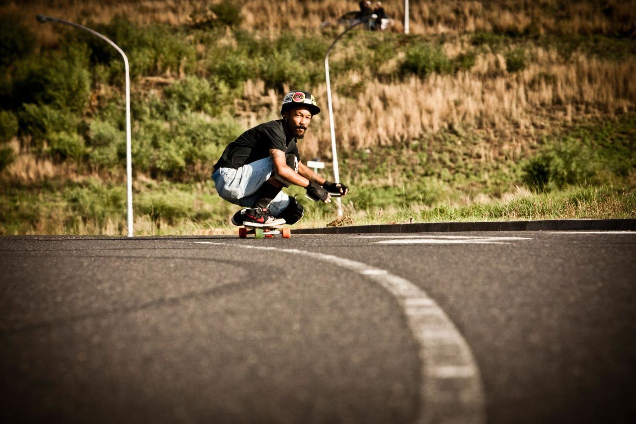 Lingeveldt first started skateboarding while growing up in Cape Flats, an area designated to people of mixed race during apartheid in South Africa. "It's like one of those natural things where skateboarding chooses you -- you don't choose it," he says.