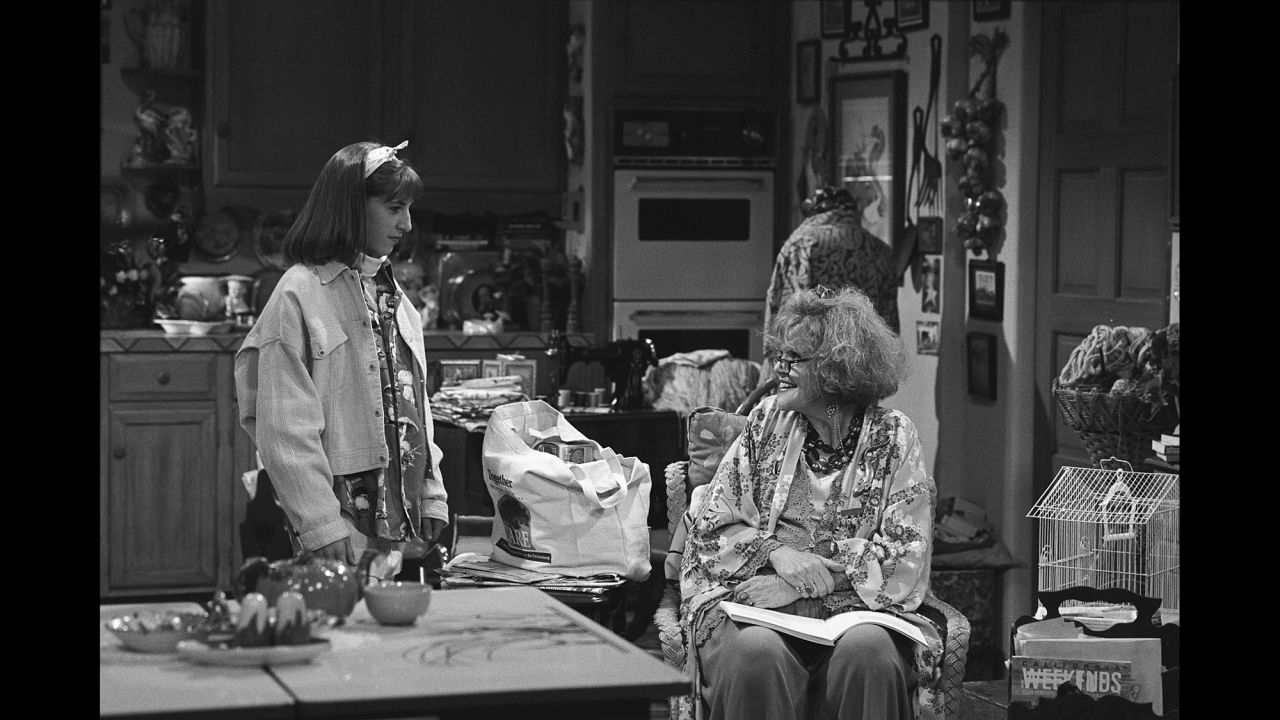 Brennan, right, appeared on the NBC comedy "Blossom" in 1991 with Mayim Bialik.